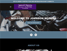Tablet Screenshot of johnsonmotors1.com